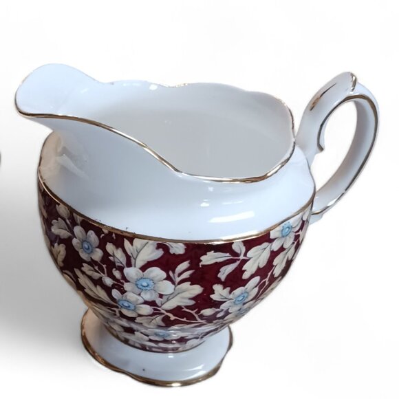 Royal Albert Crown China Royal Brocade Sugar Bowl Creamer Replacement Pieces - Picture 13 of 15